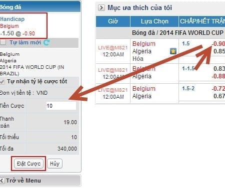 Hướng dẫn cách chơi cá độ bóng đá Fun88 chi tiết