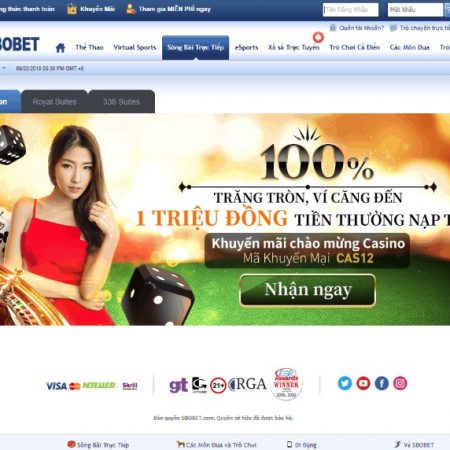 Tổng hợp khuyến mãi SBOBET mới và hấp dẫn nhất trong tháng