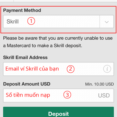 Nạp tiền Bet365 nhanh chóng nhất chỉ trong 3 bước